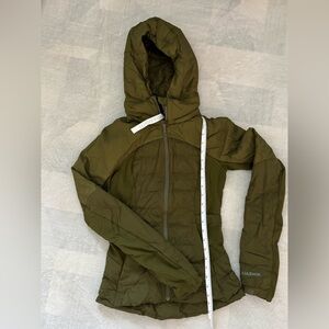 Lululemon Khaki Hooded Jacket